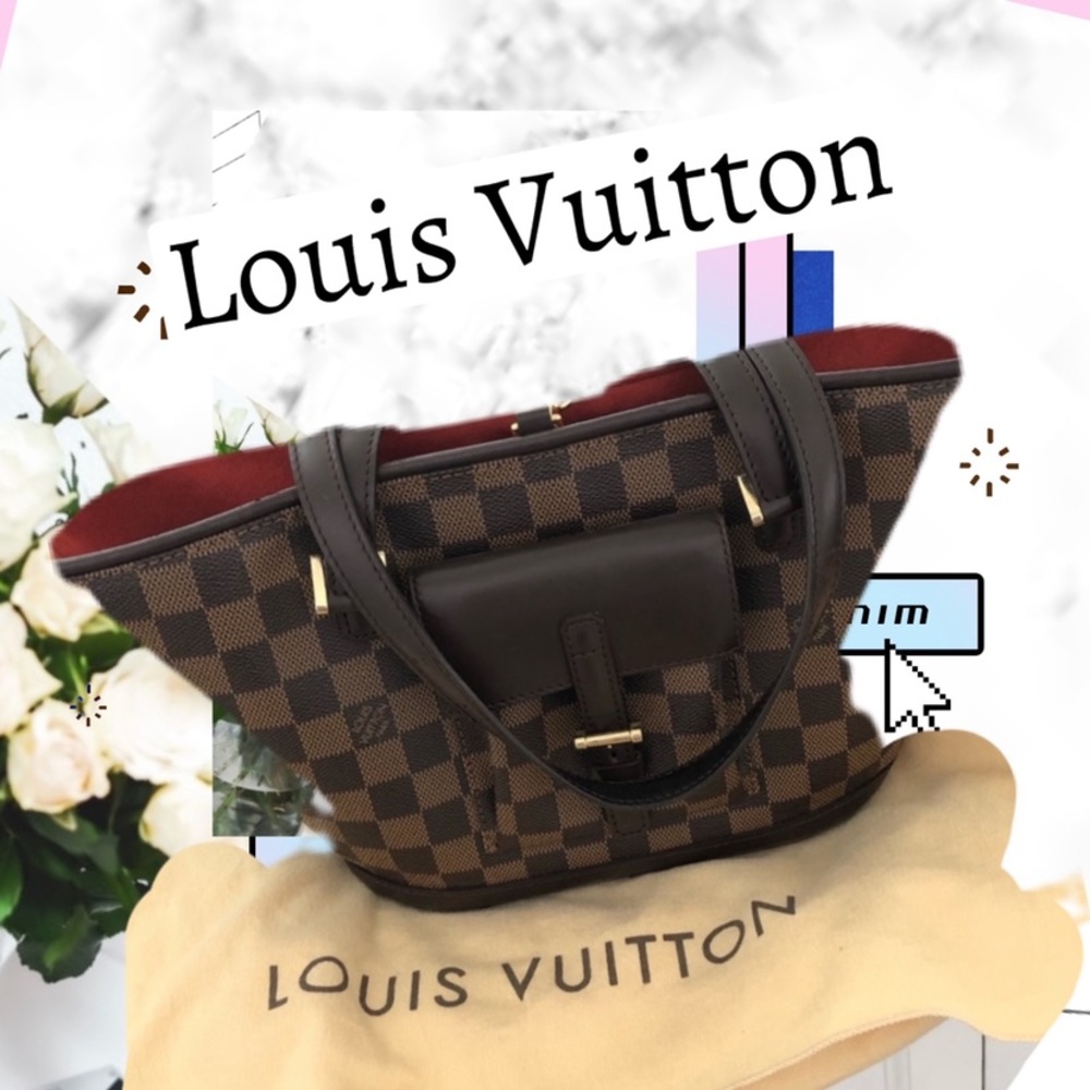 Manosque Louis Vuitton Handbag Damien Ebene